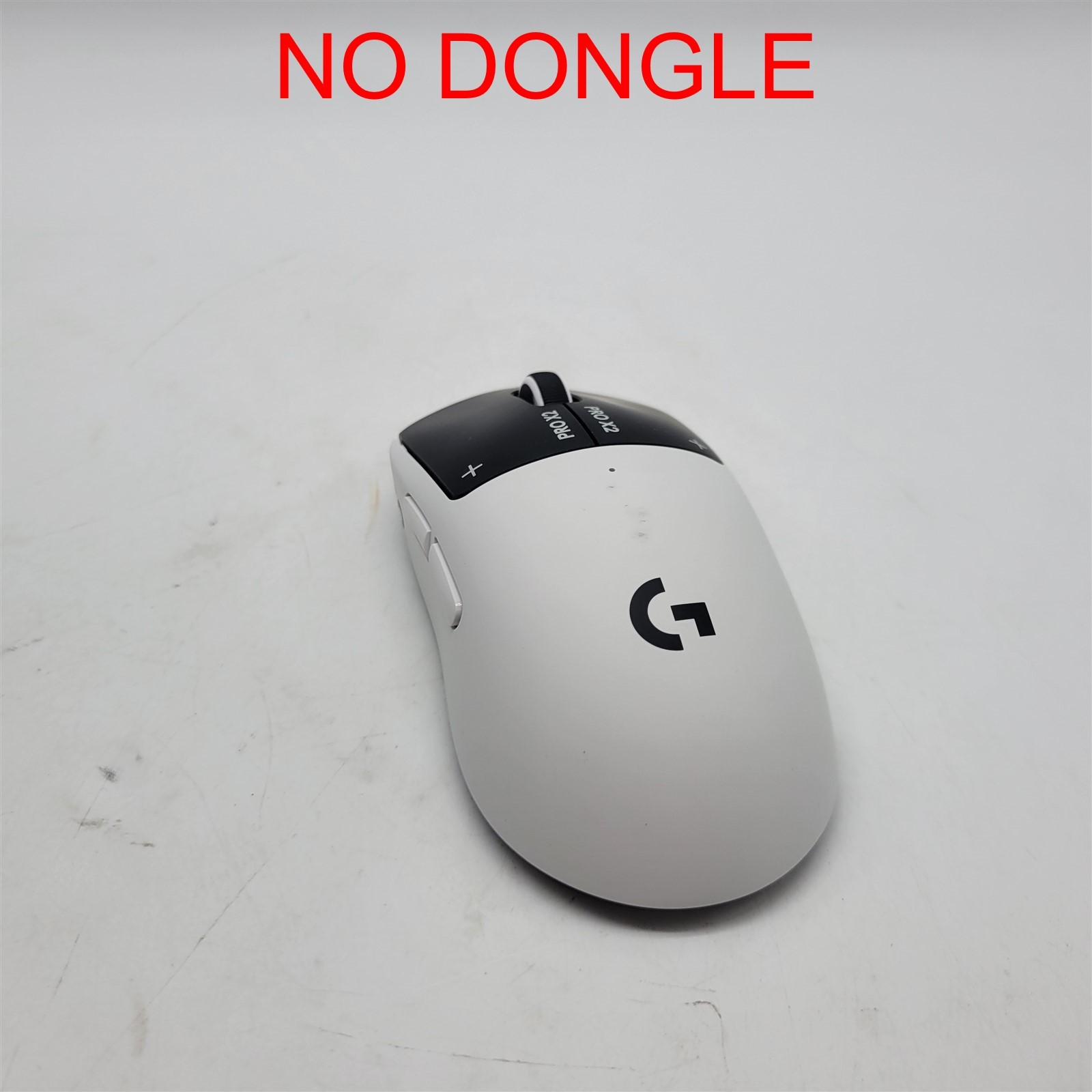 Logitech PRO X2 SUPERSTRIKE Lightspeed Wireless Gaming Mouse, White *NO DONGLE*