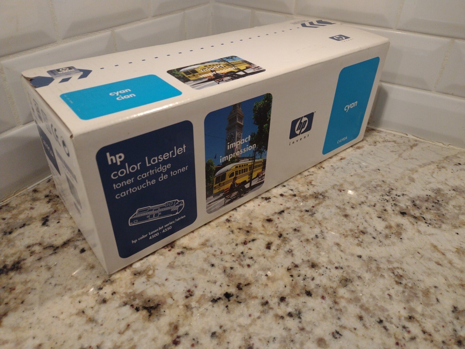 HP LaserJet Color Cartridge (CYAN) GENUINE SEALED BOX (HP C4192A) (010-18)