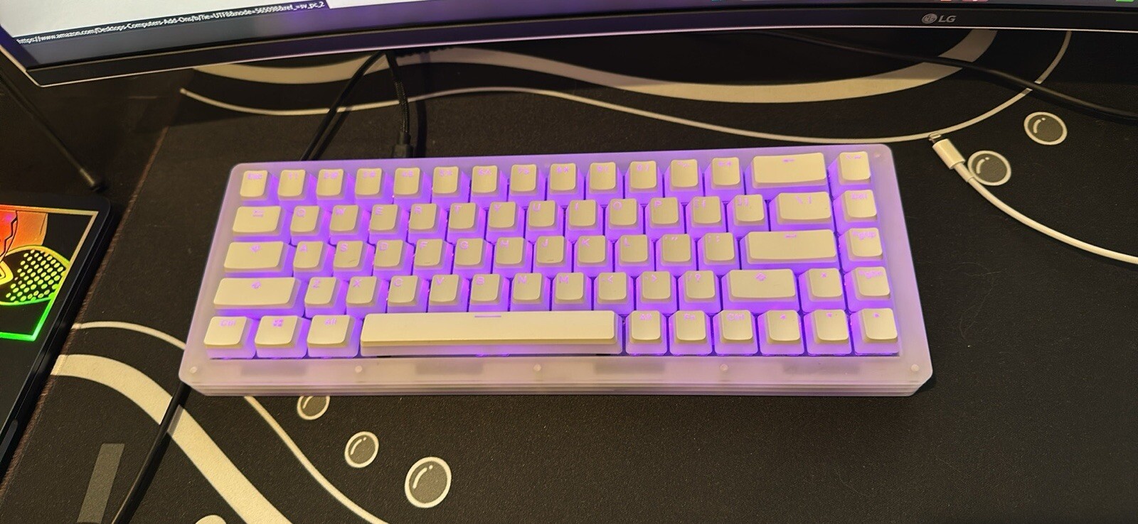 EPOMAKER TK68 68% RGB HOT SWAPPABLE GAMING KEYBOARD