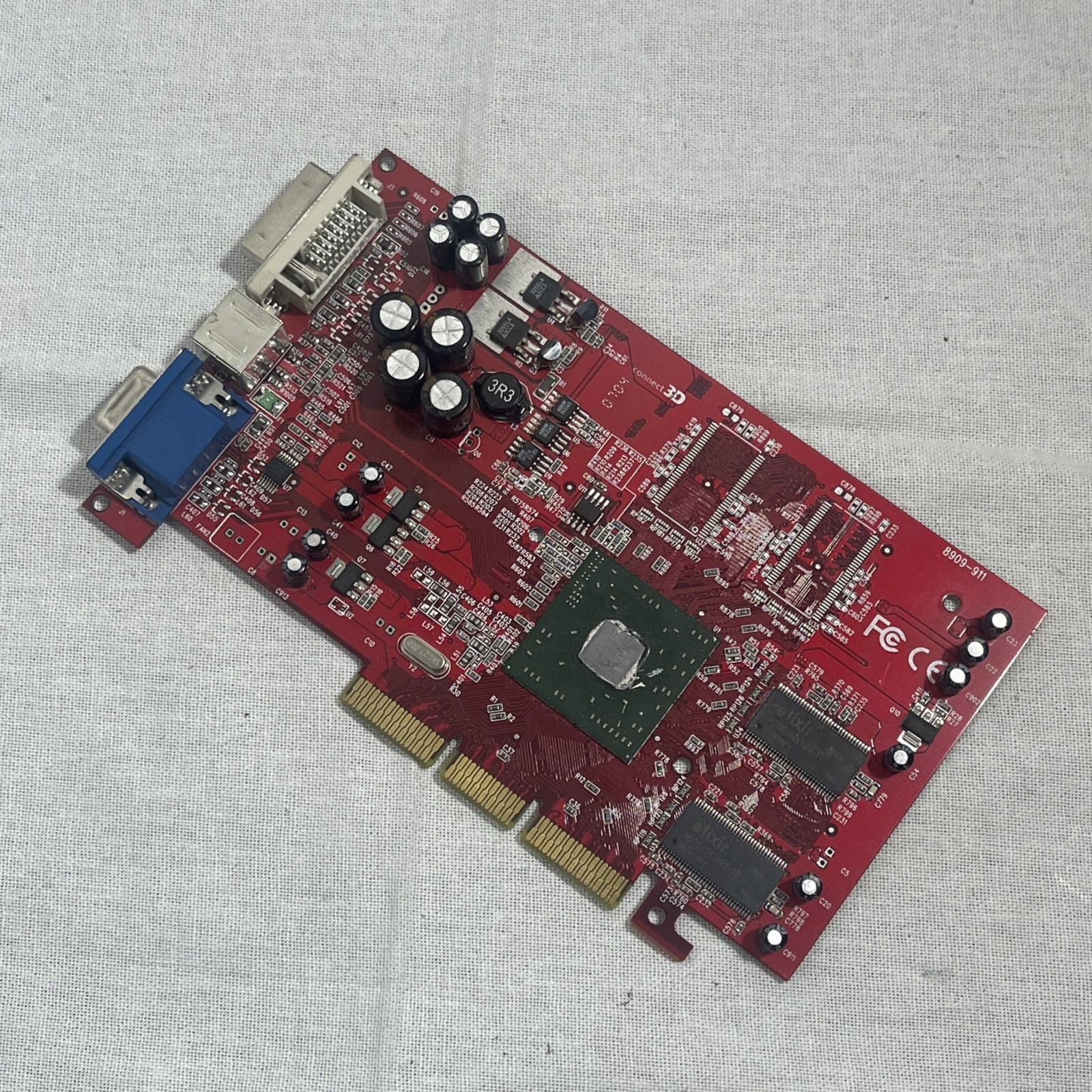 ATI Radeon 9600 SE 128mb (64bit) DDR WITH DVI TV C3D 6045 Video Card