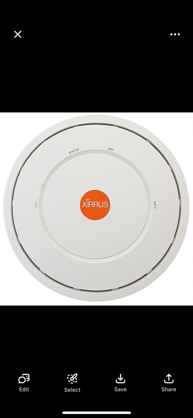 Xirrus X2-120 Wireless Access Point (Model X2120, PoE Powered, Dual-Band Wi-Fi
