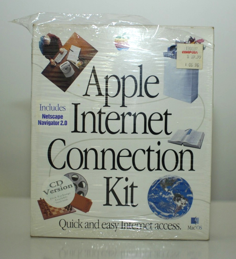 Apple Internet Connection Kit CD + Floppies in Shrinkwrap
