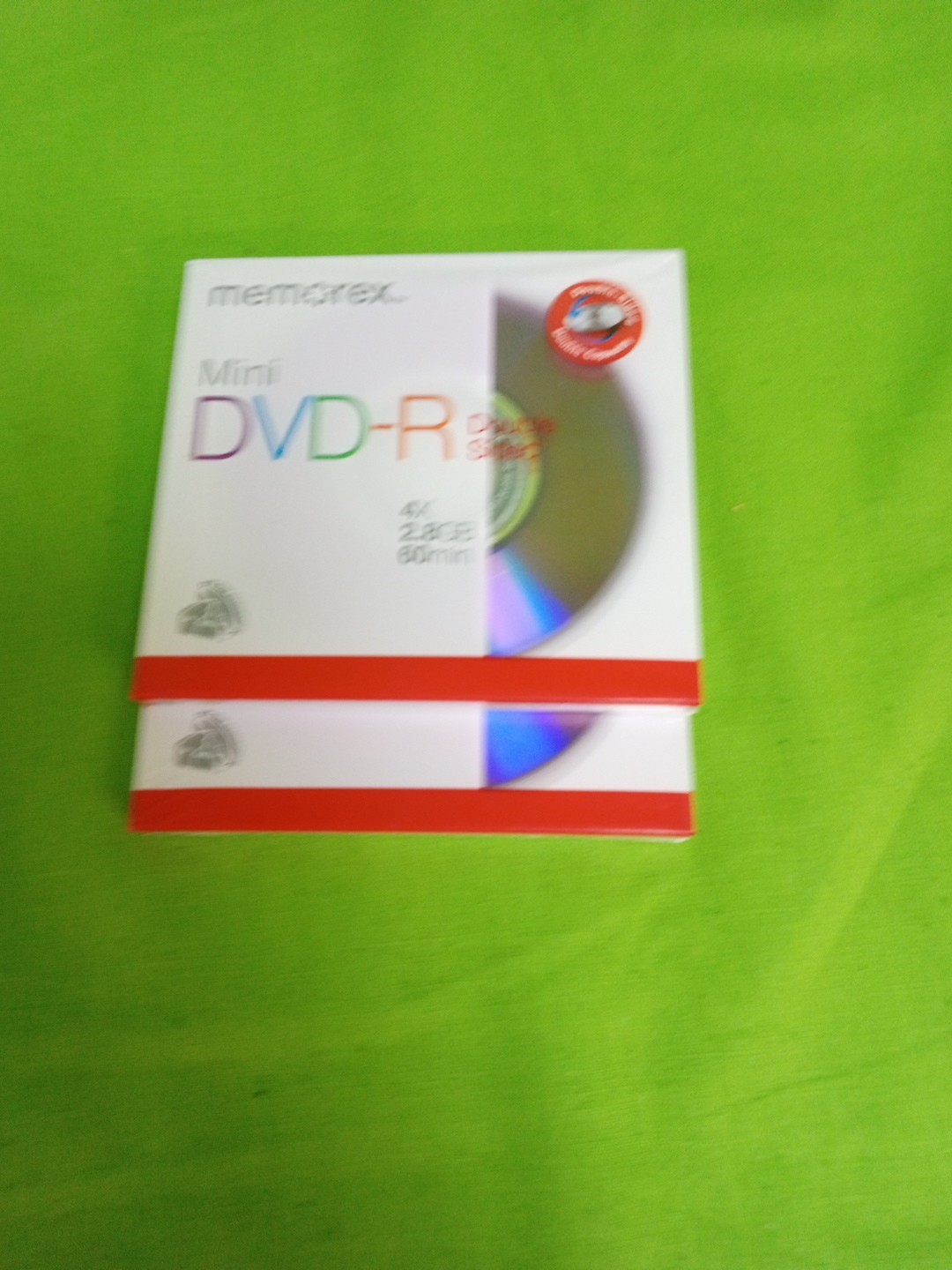 2 NEW Memorex Mini DVD-R