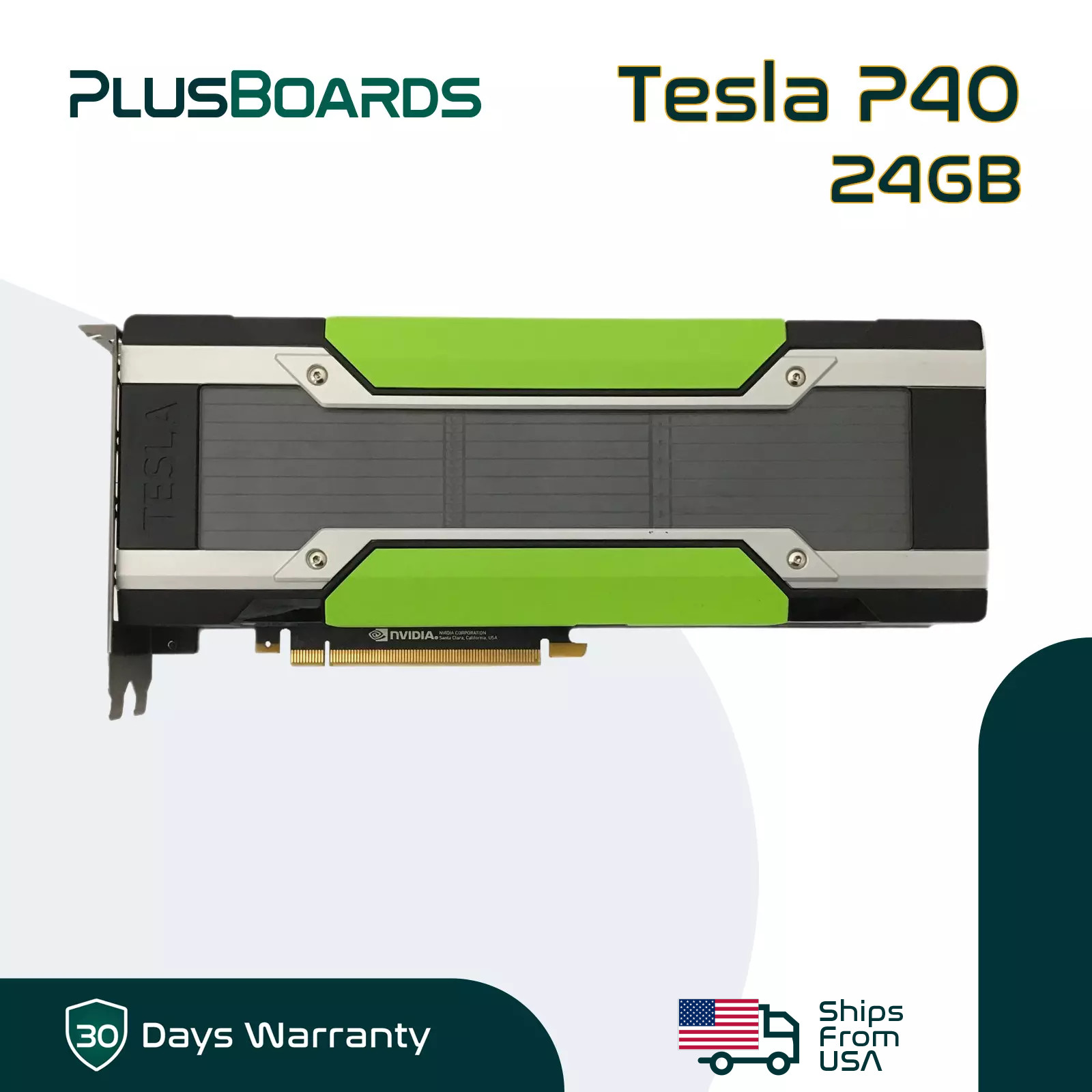 Nvidia Tesla P40 24GB GDDR5 Server GPU Server Accelerator Card Dual PCIe 3.0 x16