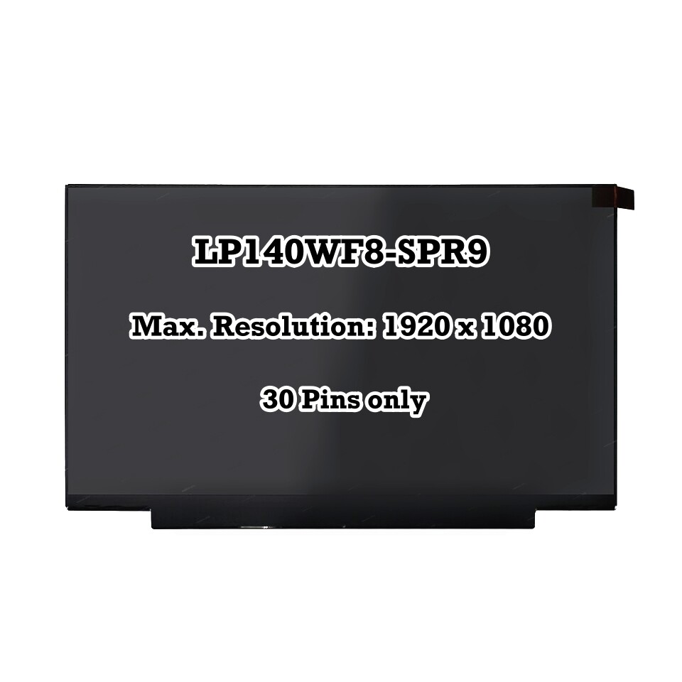 14" FHD LED LCD Screen IPS Display Panel LP140WF8-SPR9 LP140WF8(SP)(R9) LGD05F1