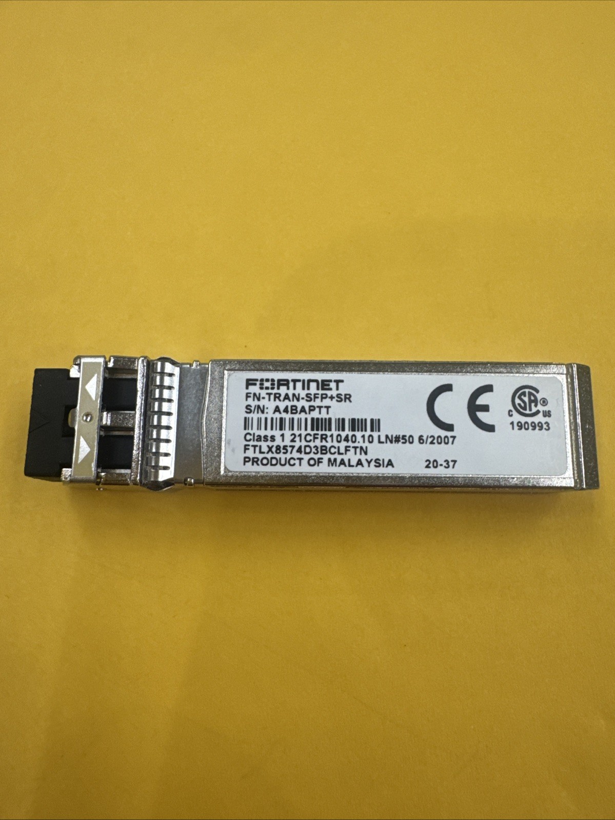 Fortinet - SFP+ transceiver module - 10GbE FN-Tran-SFP+SR 30