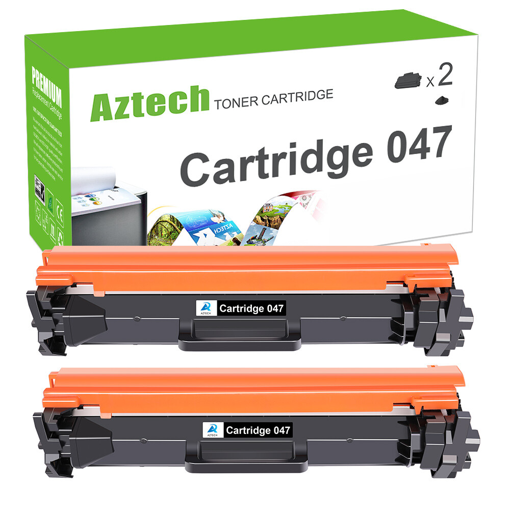 2 Pack Black CRG 047 Toner for Canon 047 ImageCLASS MF112 MF110 LBP113W LBP112