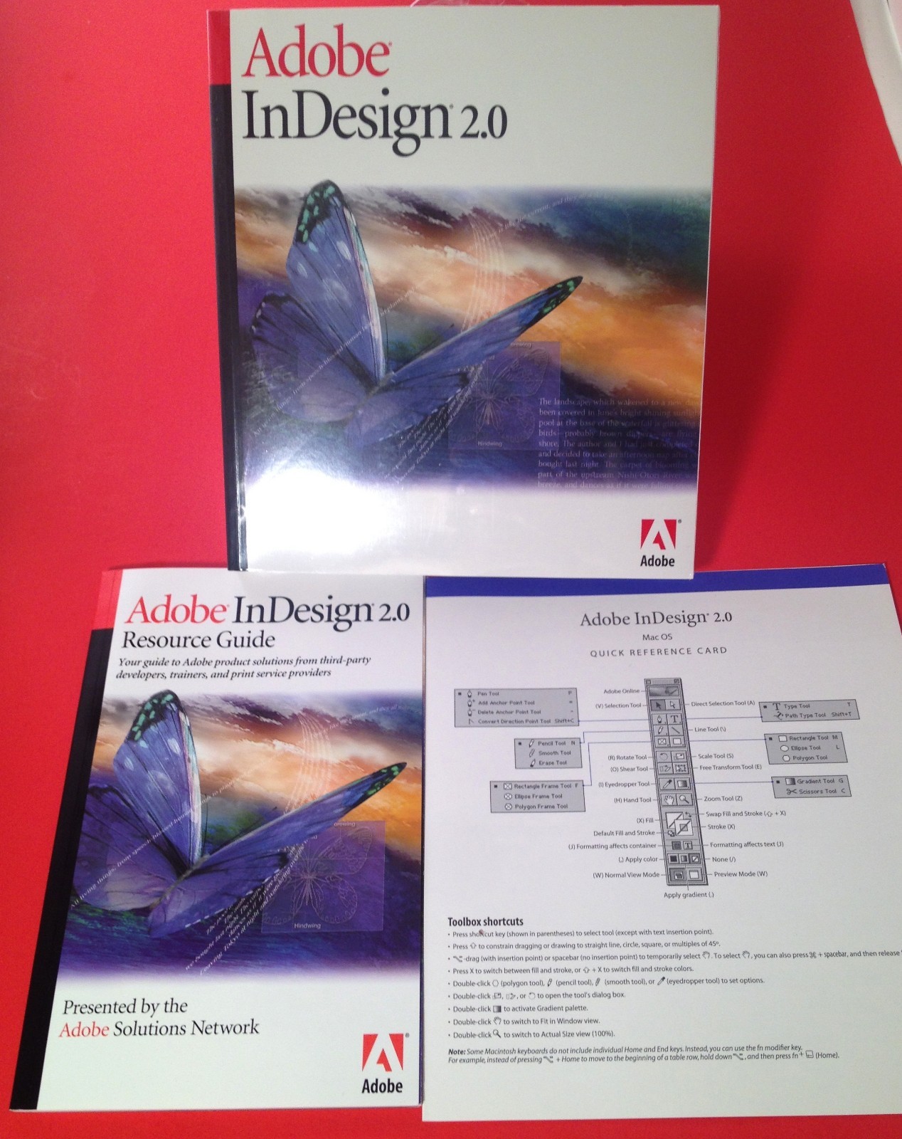 Adobe In Design 2.0 Software Manual - NEW UNOPENED - APPLE VERSION - RARE