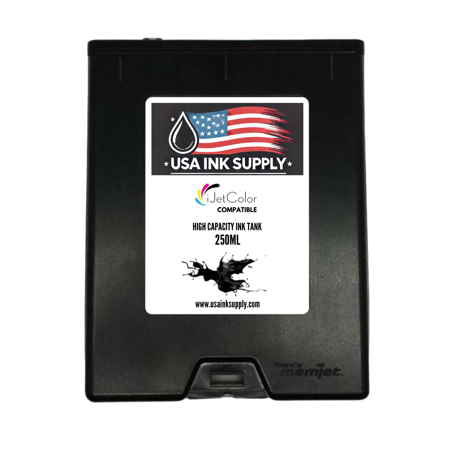 iJetColor by Printware Compatible Black (K1) High Capacity MemJet Ink Tank