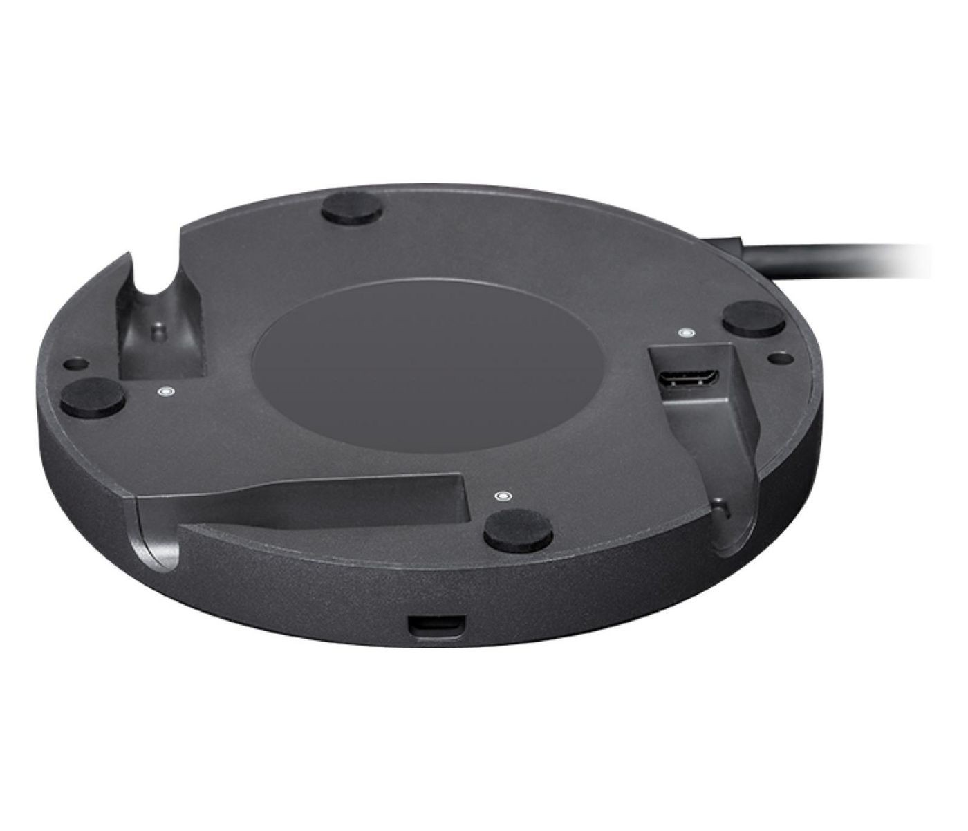 Logitech 939-001647 875873 Rally Mic Pod Hub Hub, Black, Desk, Plus, 102mm, ~E~