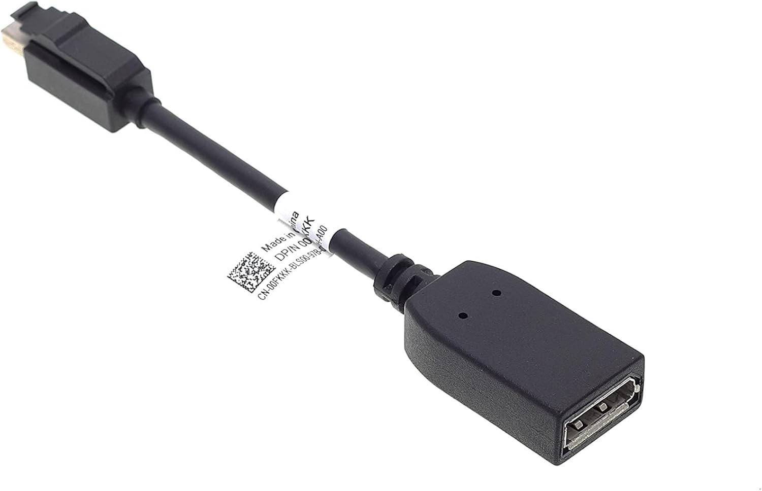 Lot Of 10 NEW Genuine Dell 00FKKK Mini Display Port To Display Port Adapter, QTY
