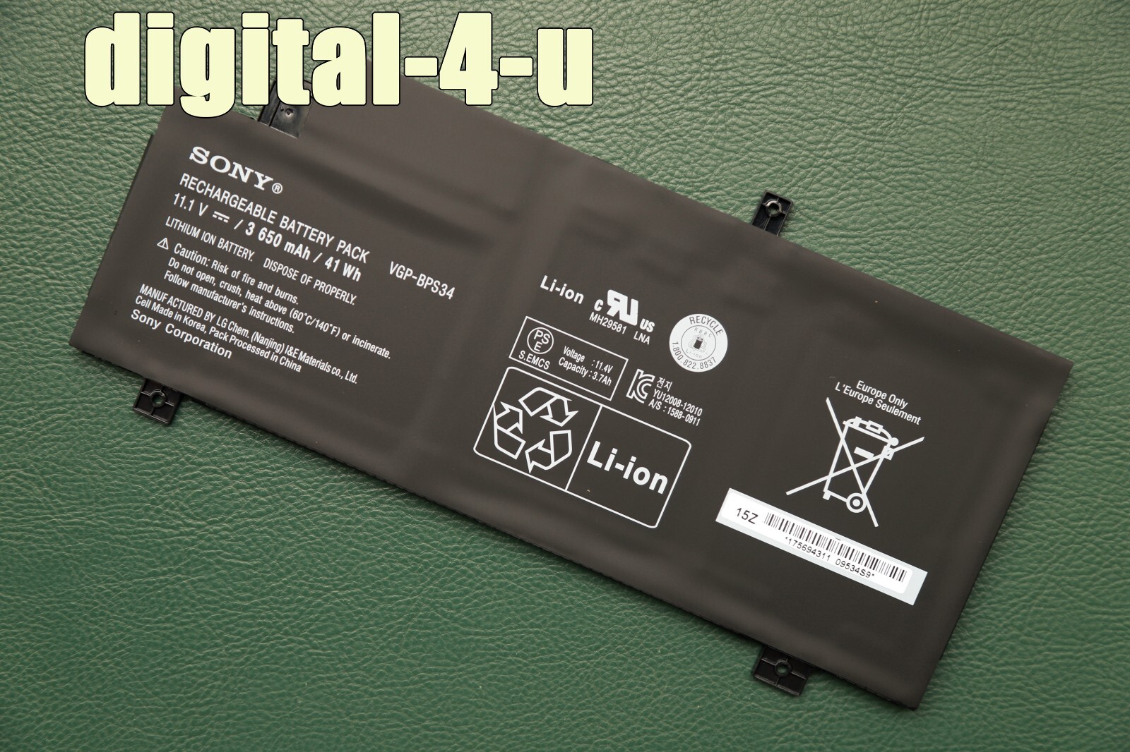 New Original VGP-BPS34 VGP-BPL34 Battery for Sony VAIO FIT 15 SVF15A 14 SVF14A