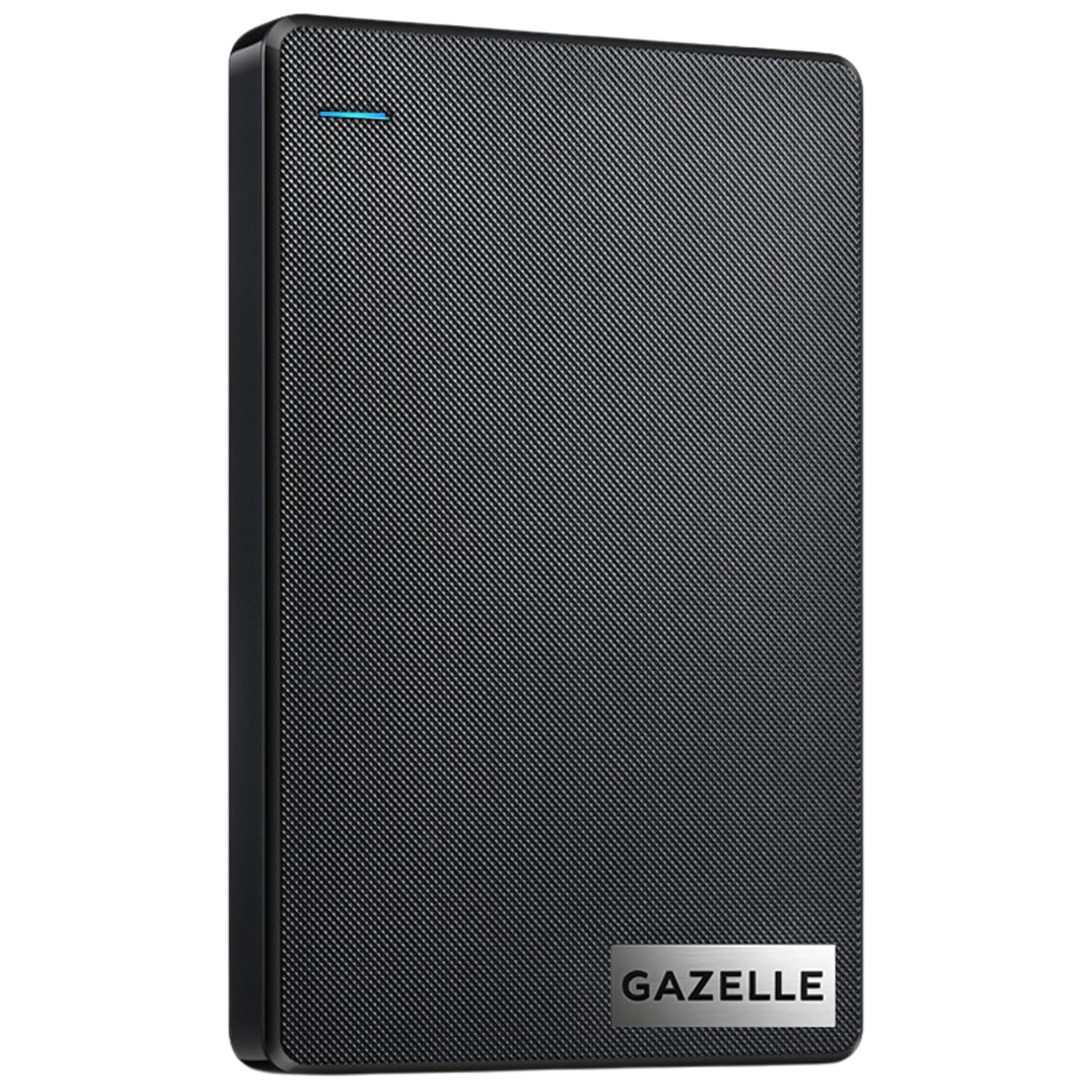 GAZELLE High-Speed 1TB Ultra Slim Portable External Hard Drive - 1 TB, Black