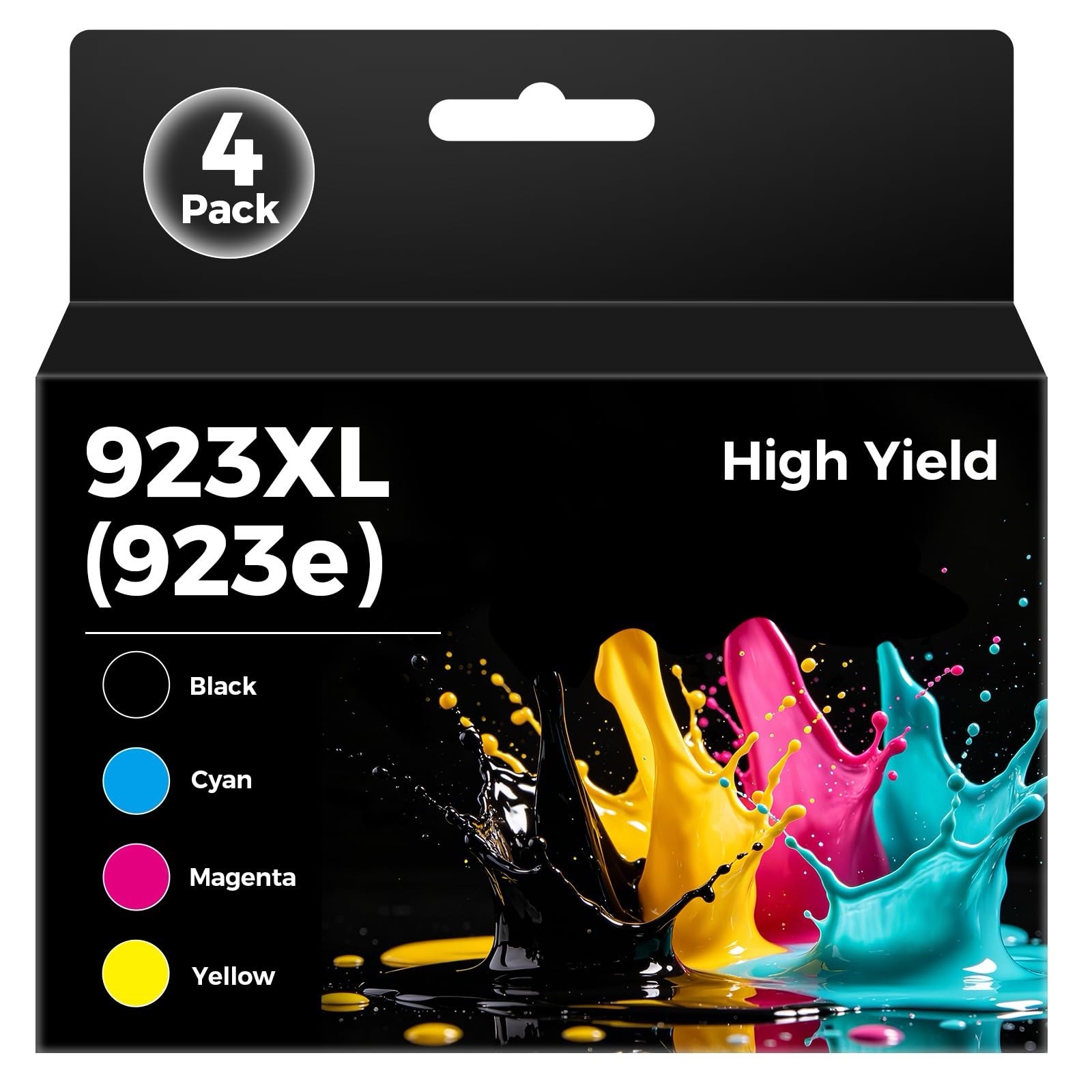 GINTRICANP 923XL Ink Cartridges, 4-Pack