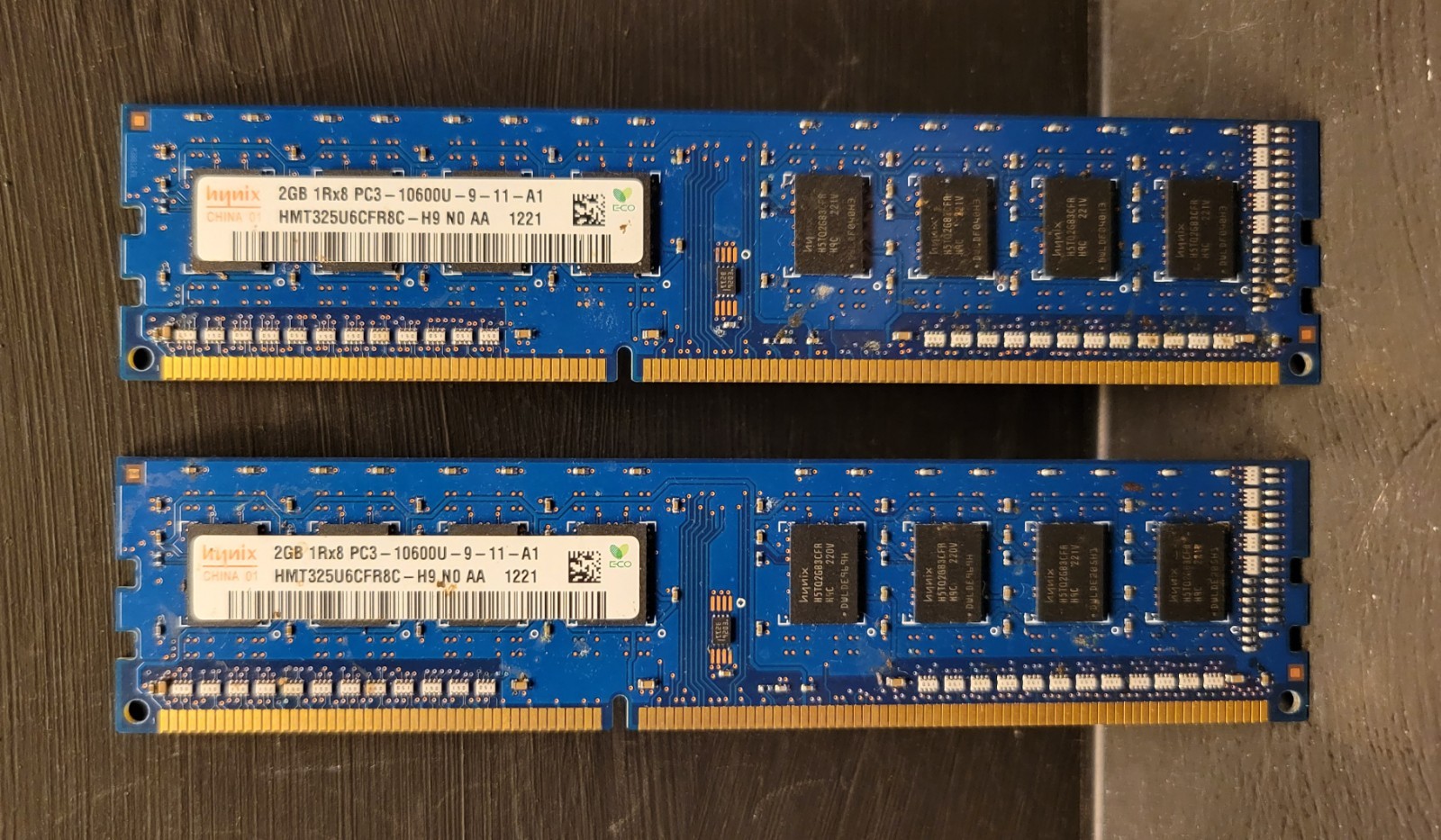 HYNIX PC3 Ram 2x 2gb, used, very good