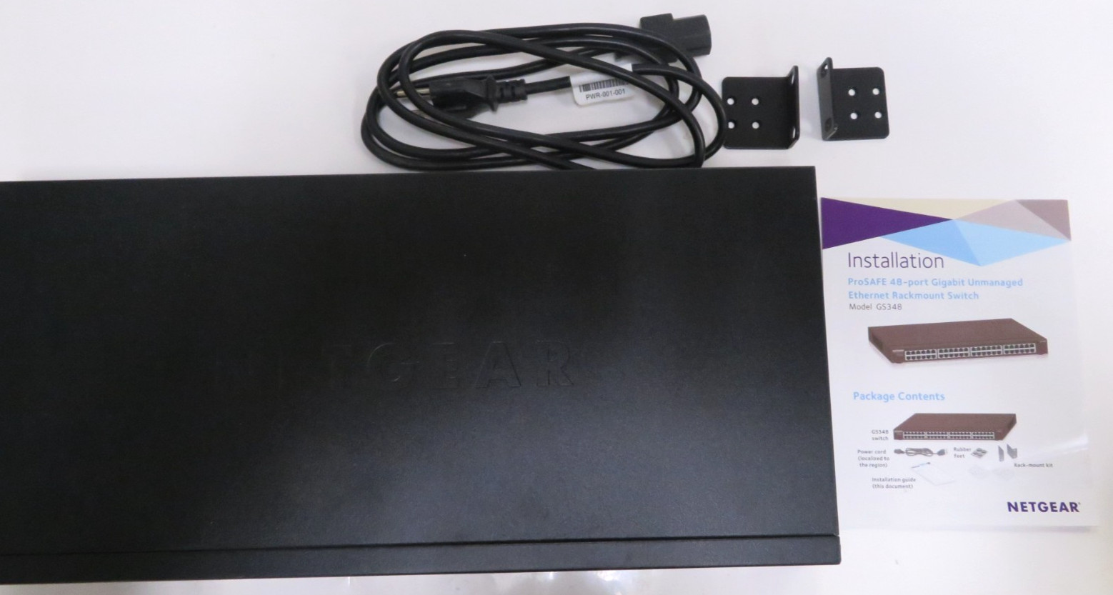 NETGEAR GS348-100NAS 48-Port Gigabit Ethernet Unmanaged Switch – Used