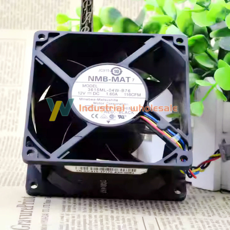 1pc new NMB-MAT Dell Model 3615ML-04W-B76 PE1900 2900 Cooling Fan 3615ML04WB76