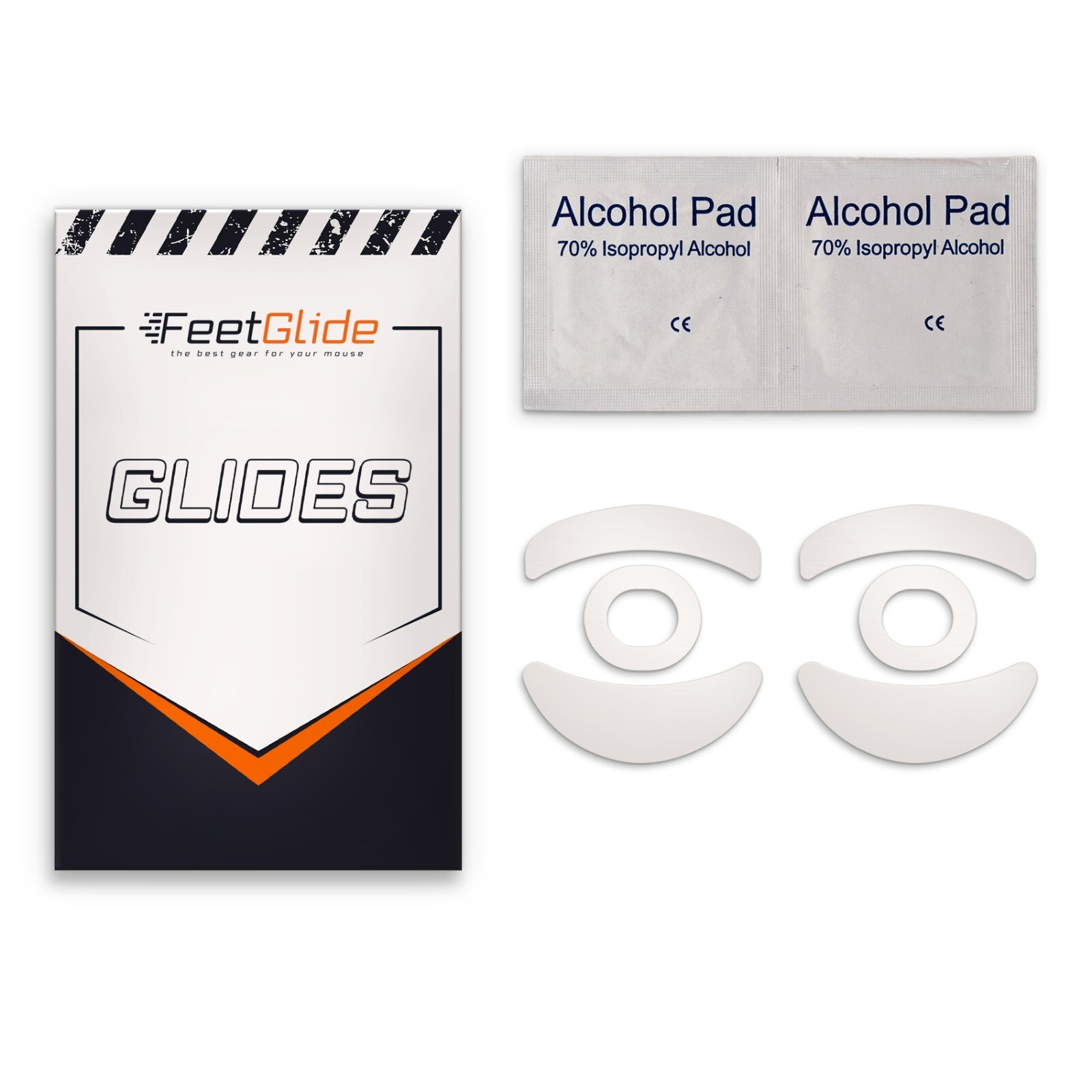 FeetGlide Skates for G-Wolves HTS Plus 4K Wireless Replacement Mouse Feet PTFE