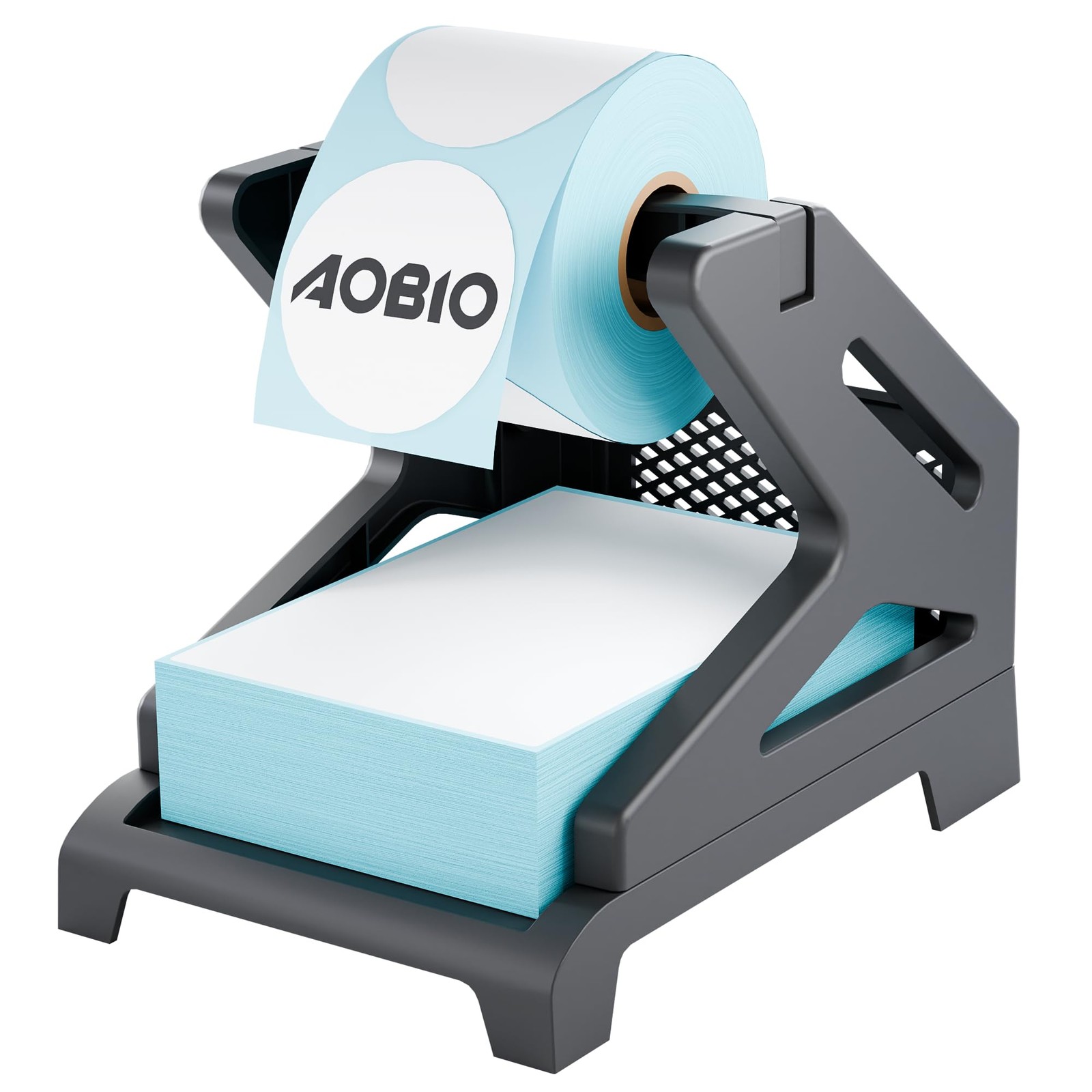 Label Holder, Compatible with Rolls and Fan-Fold Labels, Label Holder for Des...