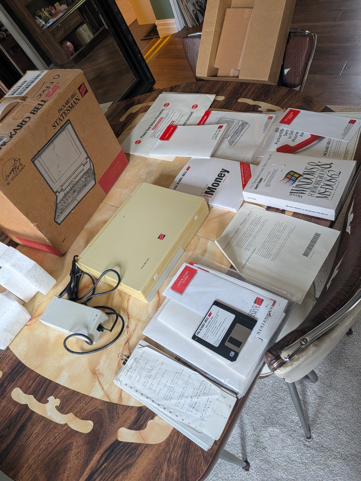 Packard Bell Statesman Plus w/ Box Untested For Parts