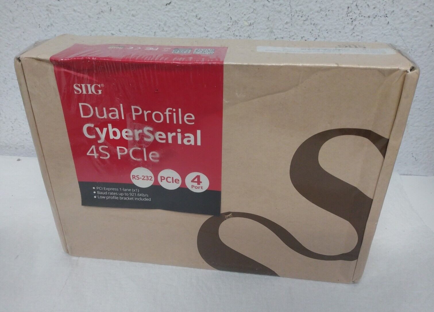 SIIG DP Cyber Serial 4S PCIe Adapter Card - Add 4X RS-232