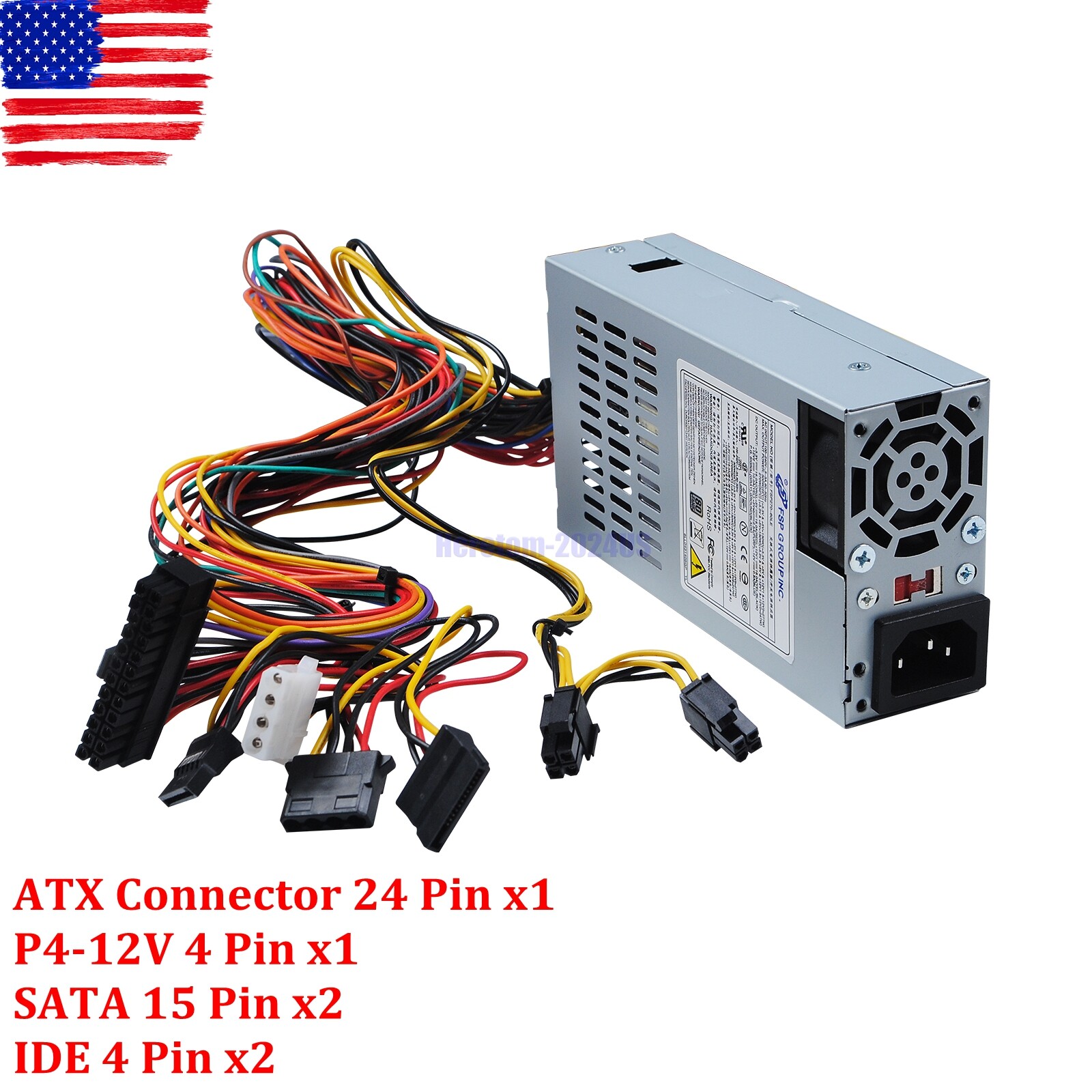 1pc PSU Flex ATX Shuttle 24-Pin FSP270-60LE 270W Mini ITX 1U Server Power Supply