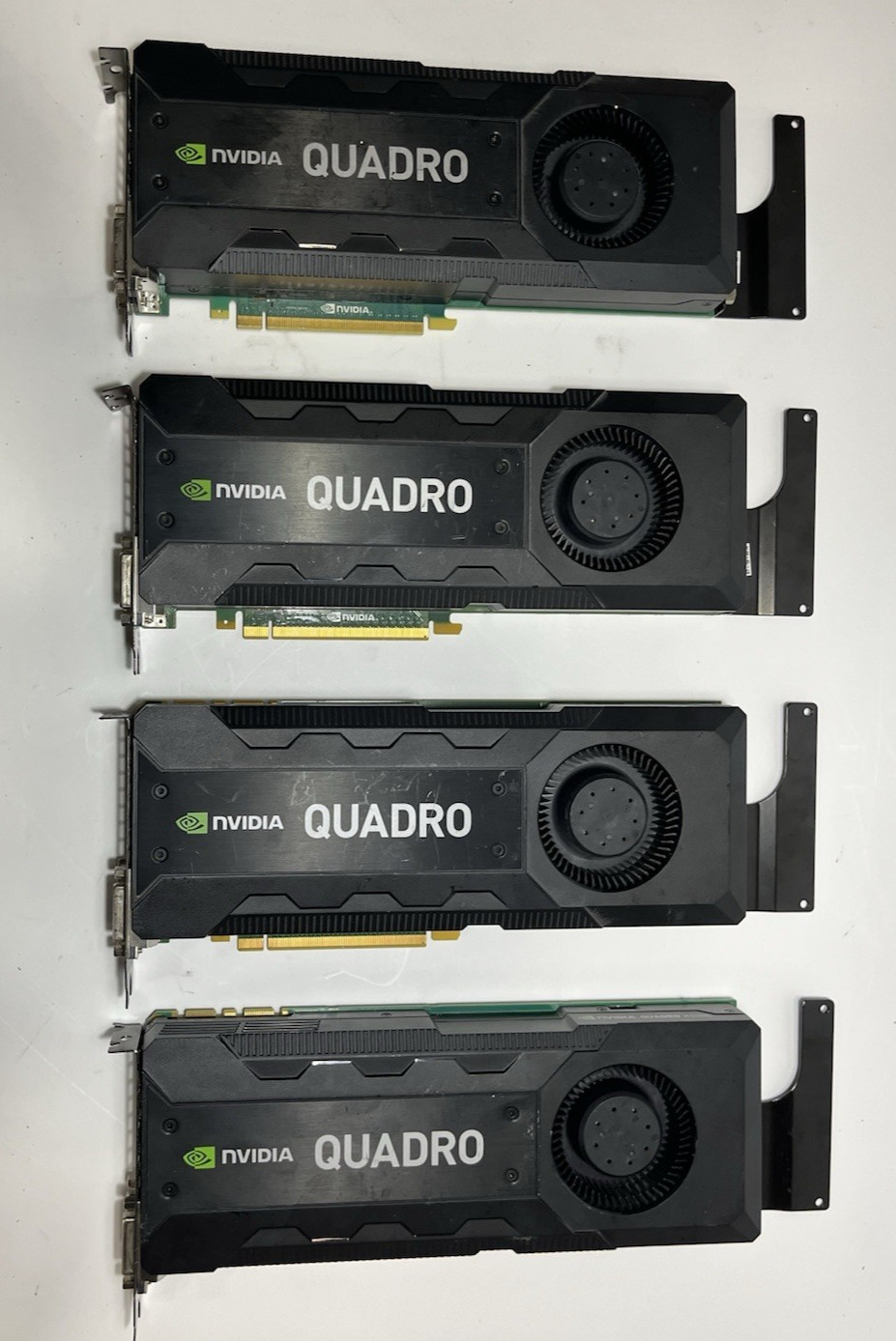LOT OF 4 NVIDIA Quadro K5200 8GB GDDR5 PCIe DVI DP Graphics Card 0R93GX