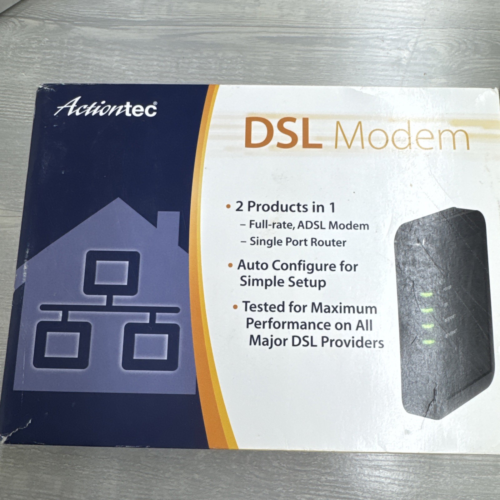 Actiontec GT701D 1-Port 10/100 Wired Router (GEU003AD3B-01)