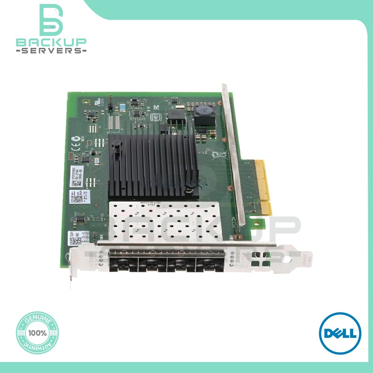 DDJKY Dell X710-DA4 4-Port 10Gbps PCI-e SFP+ Converged Network Adapter 0DDJKY