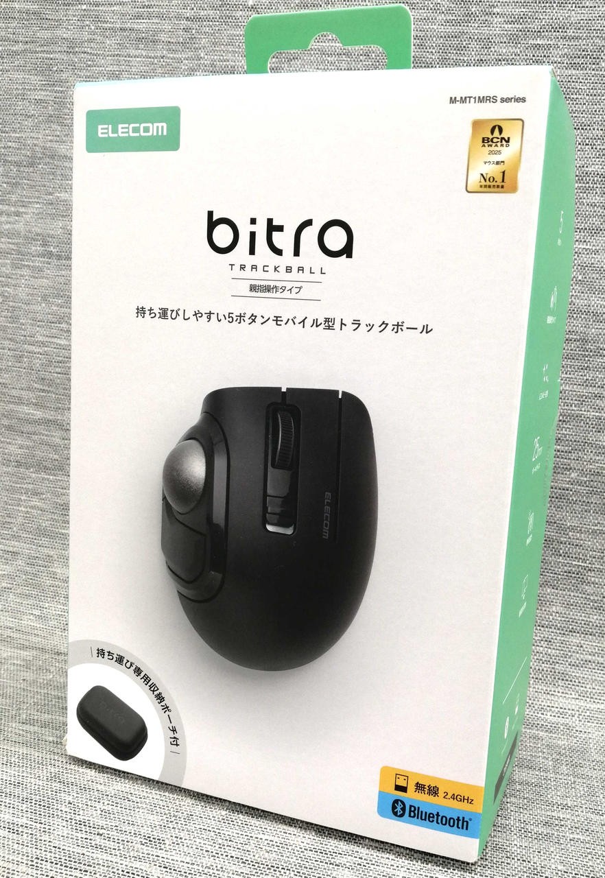 ELECOM Mouse Bluetooth and 2.4GHz Wireless Connection Switchable Used Japan