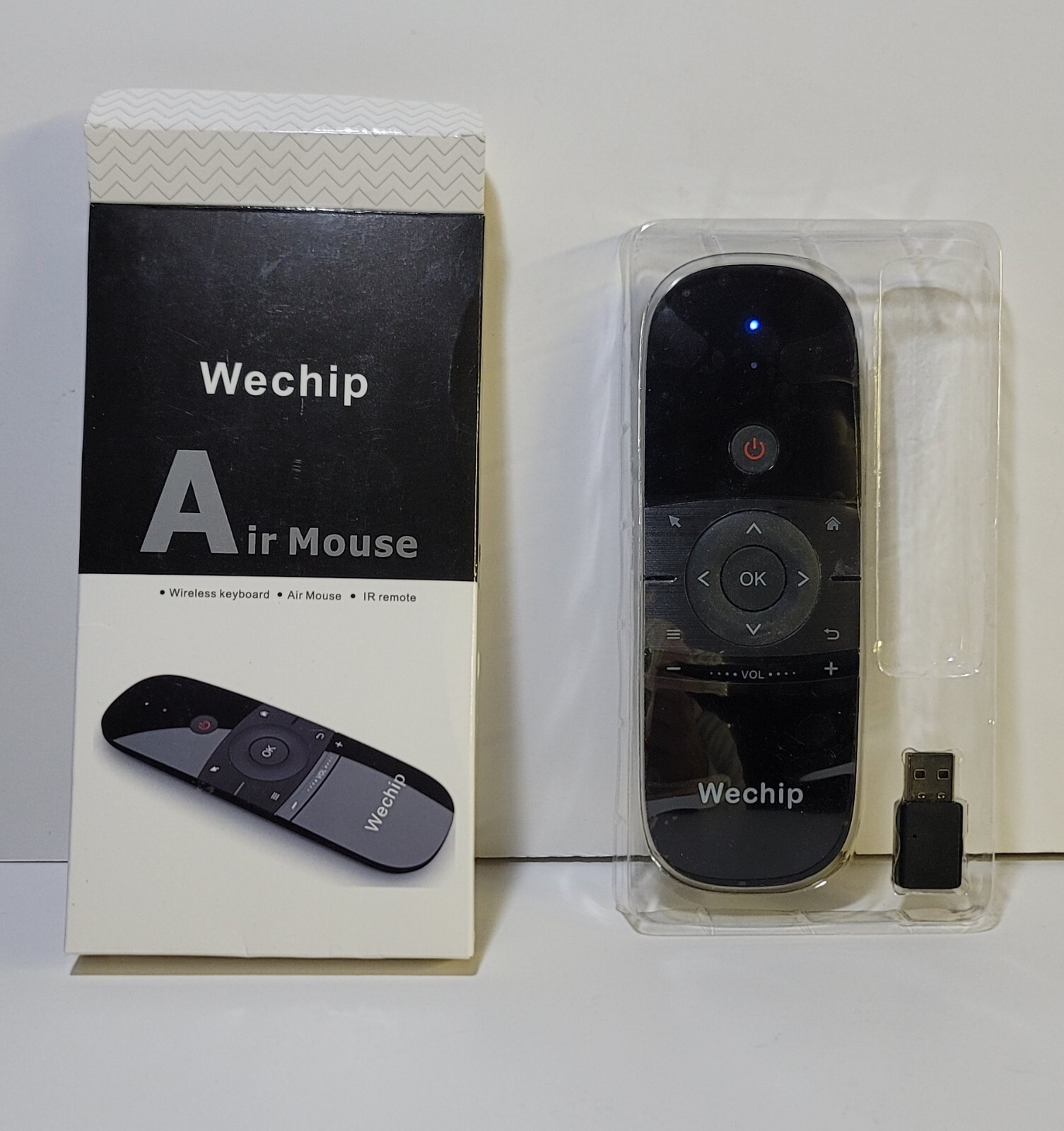 Wechip W1 2.4G Air Mouse Wireless Keyboard Remote Control Infrared for PC N0O3