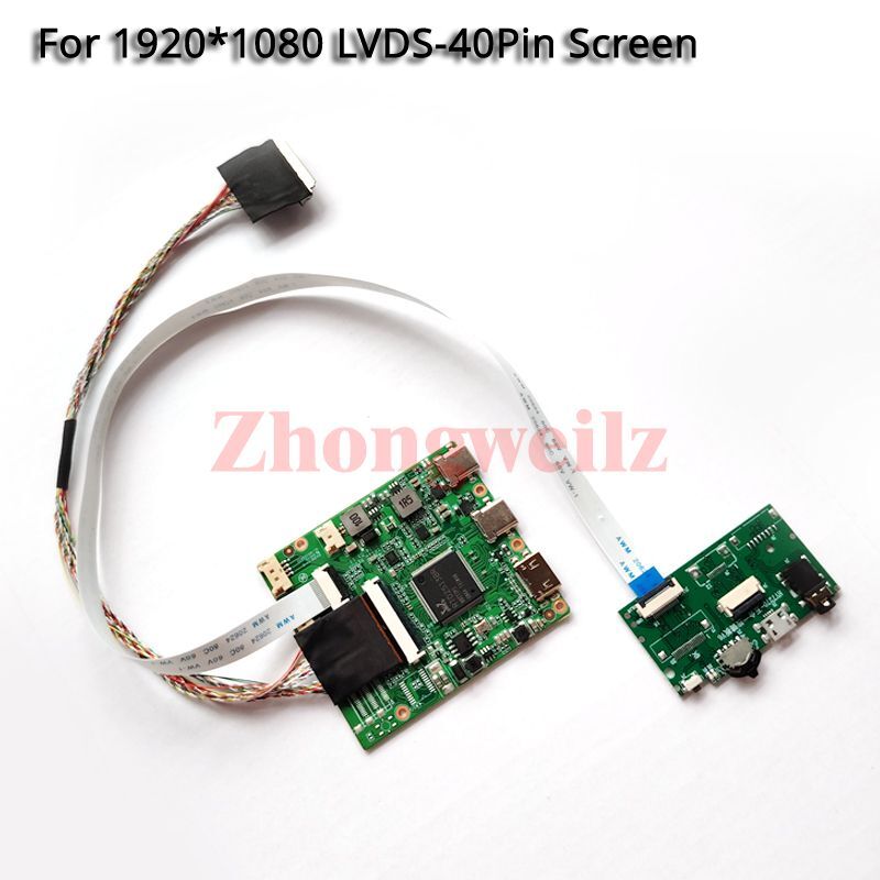 Controller Board Fit LCD 1920*1080 17.3" LVDS 40-Pin Kit Screen Mini-HDMI TYPE-C