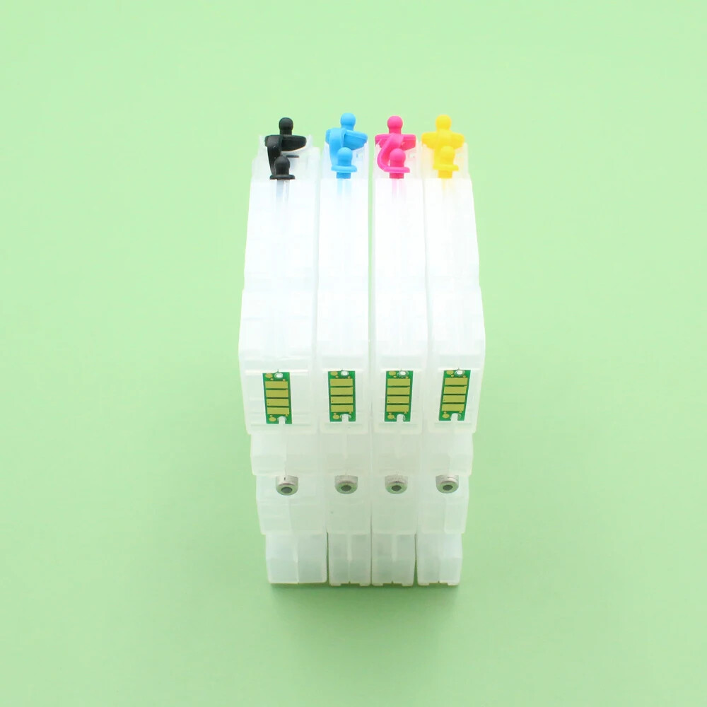 4pc GC31 Refillable ink Cartridge with chip for Ricoh e2600 e3300 e3300N printer