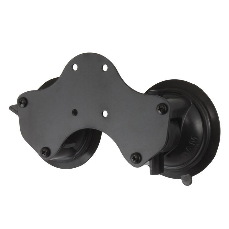 RAM Mounts RAM-B-189BU UNPKD DOUBLE SUCTION CUP BASE ~E~