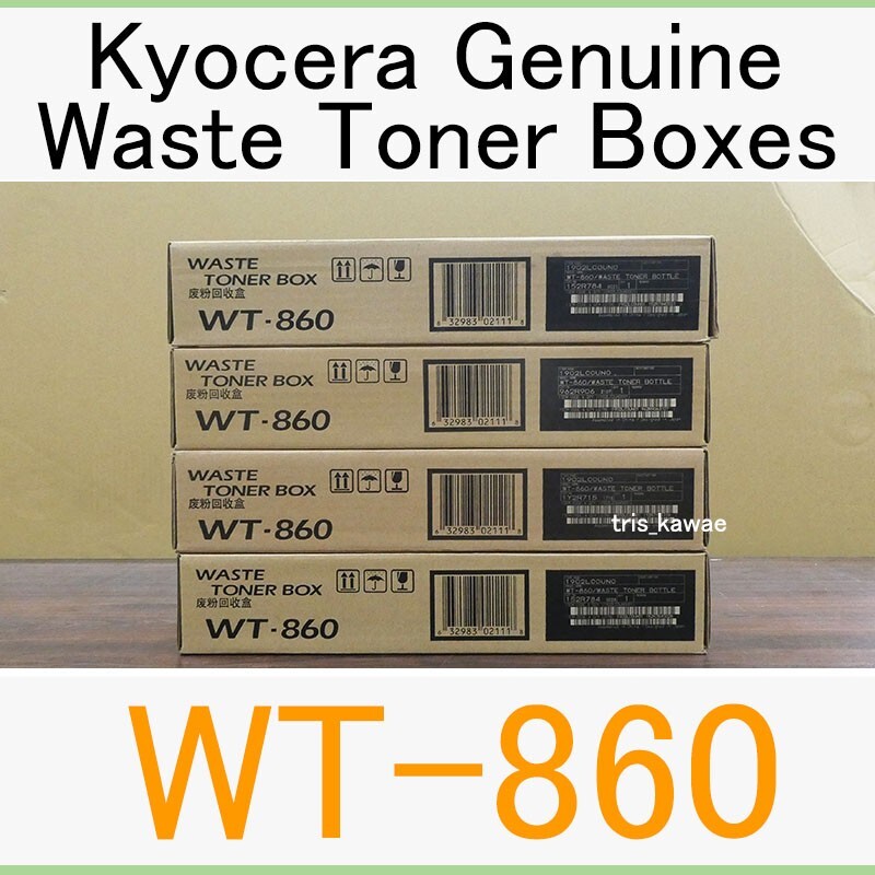 Kyocera WT-860  Genuine Waste Toner Box 4-Set