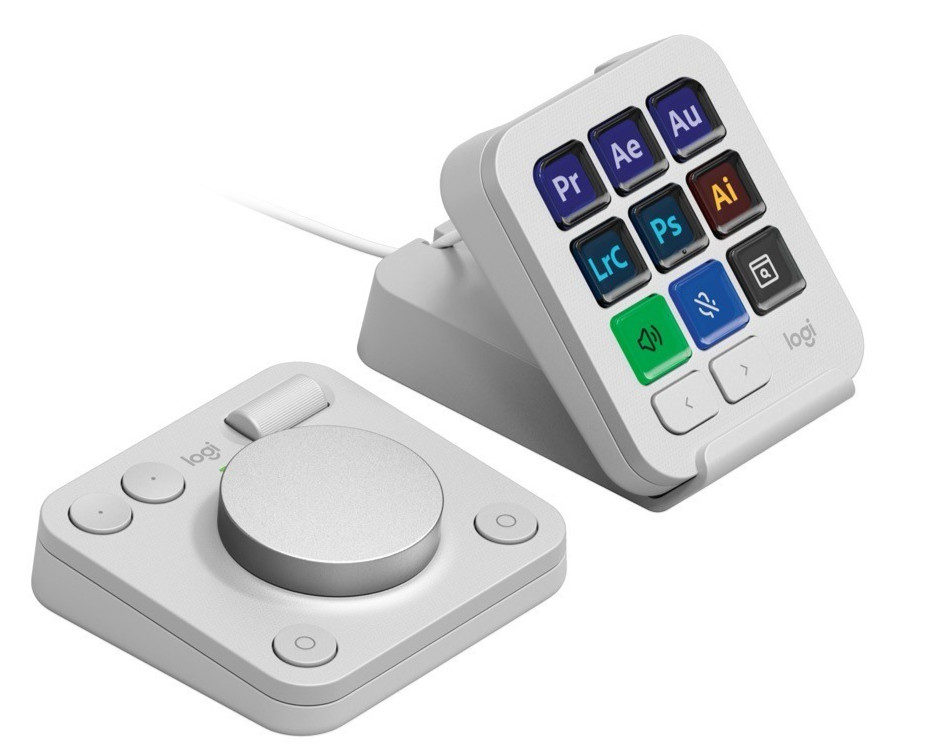 Logitech - MX Creative Console Dialpad&Keypad Grafic Design, Photo/Video Editing