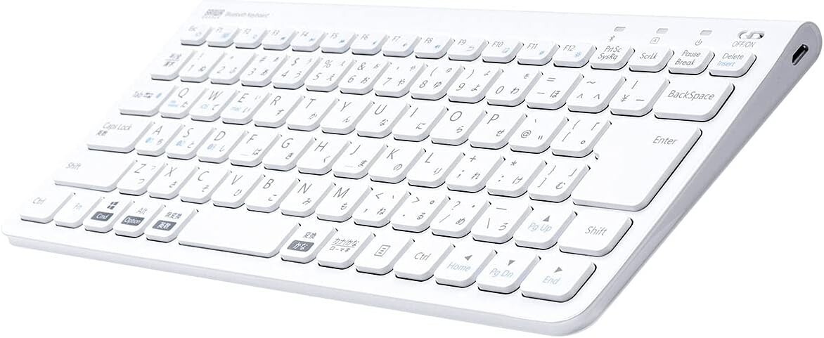 Sanwa Direct 400-SKB073 Bluetooth Keyboard Multi-Pairing iPad /Win/Mac/Android