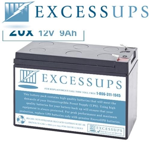 CyberPower 8000VA OL8000RT3U Compatible Replacement Battery Set