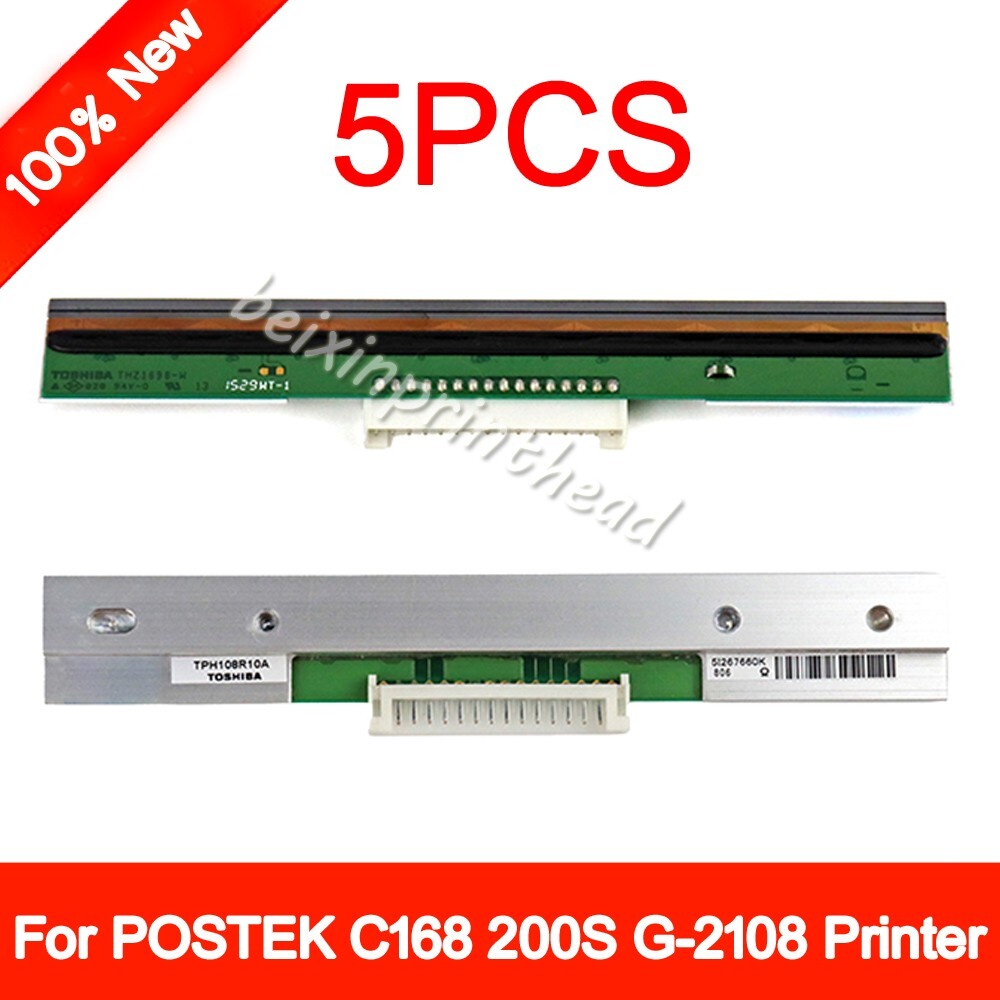 5x New Thermal Printhead For Toshiba For POSTEK C168 200S G-2108 Label Printer