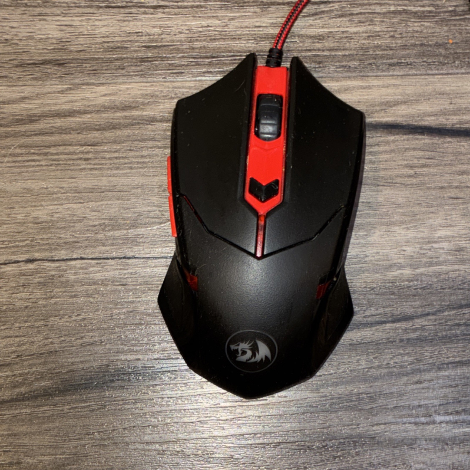 Redragon S101-3 Wired Optical Gaming Mouse 3200 DPI Black Red 6-Button