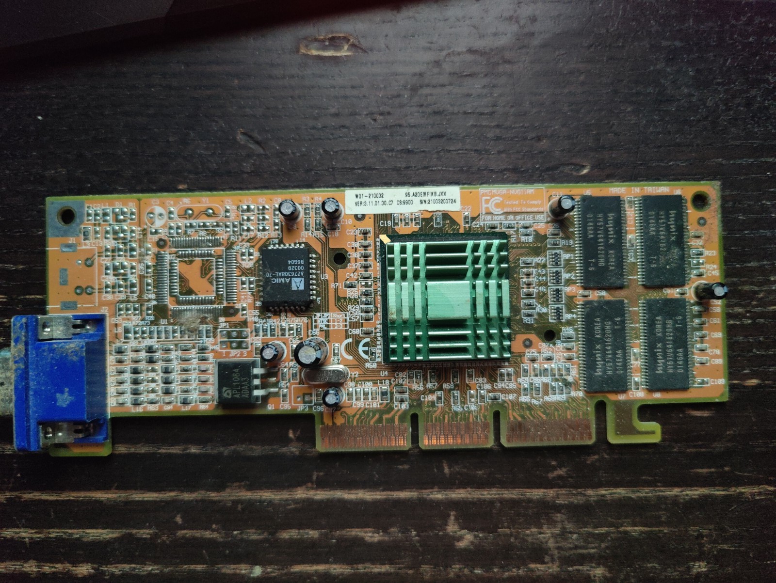 Prolink NVIDIA GeForce2 MX200 32MB MVGA-NVG11AM (200) AGP 64-BIT DSUB Reto Gamin