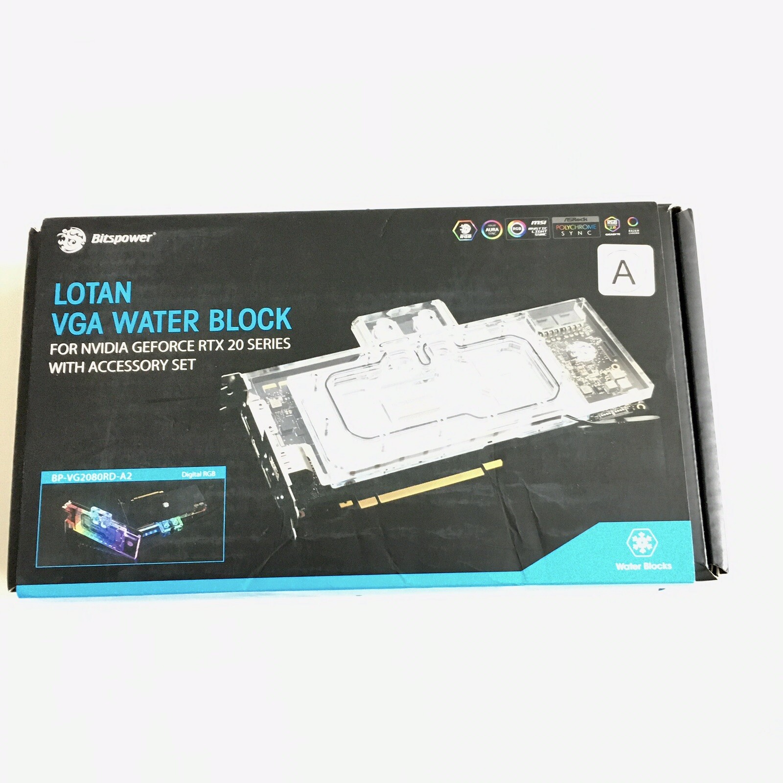 Bitspower Lotan VGA Water Block for NVIDIA GeForce RTX 20 Series w Accessory Set