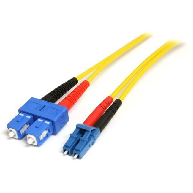 StarTech 10M Single-Mode Duplex 9/125 LSZH Fiber Optic Cable - LC/SC