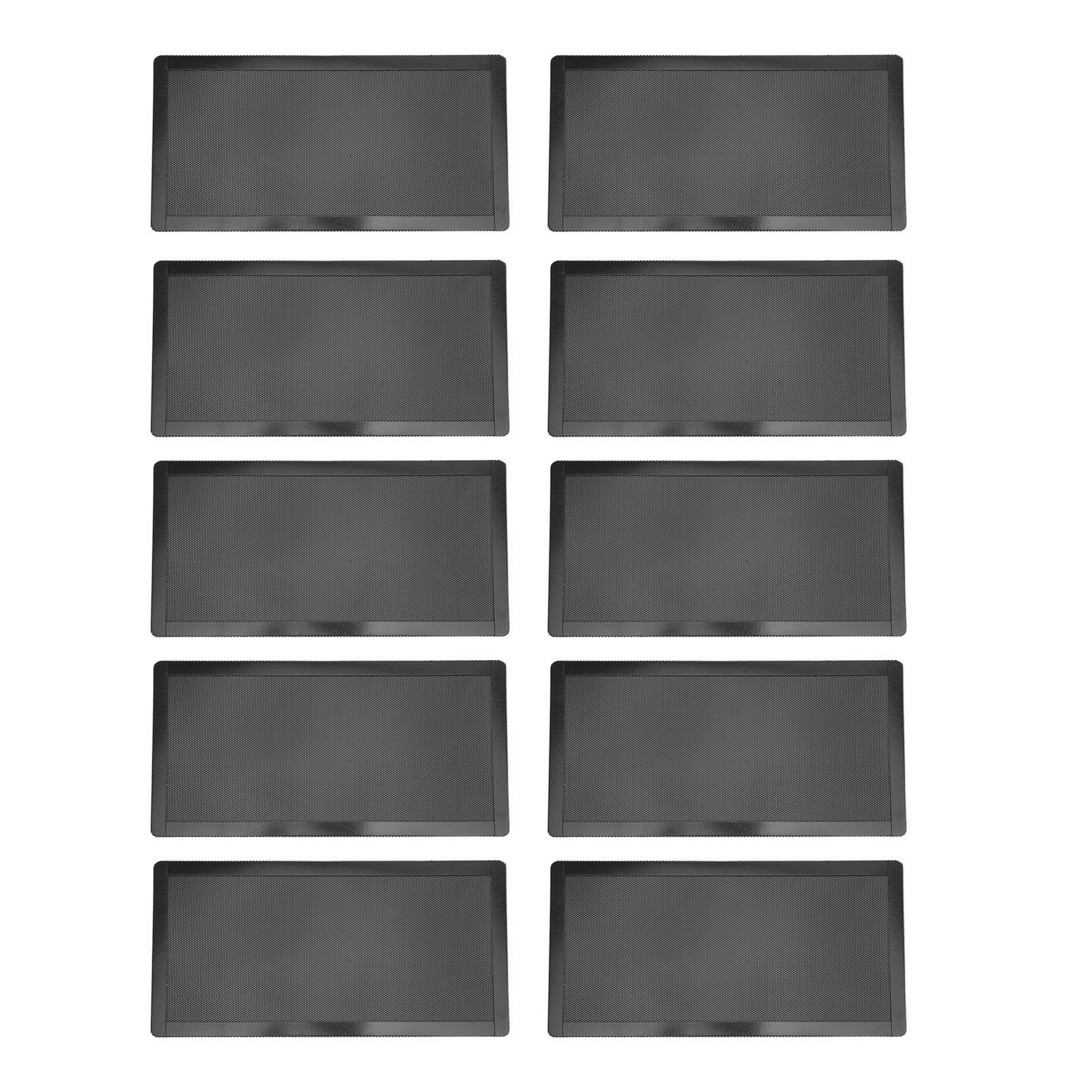 120x240mm Computer Case Fan Dust Filter, 10Pcs PC Fan Dust Mesh Filter PVC Mesh