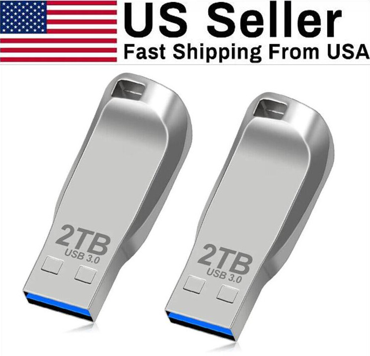 2-Pack 2TB USB 3.0 Flash Drive Thumb Drive Memory Stick for PC Laptop Storage