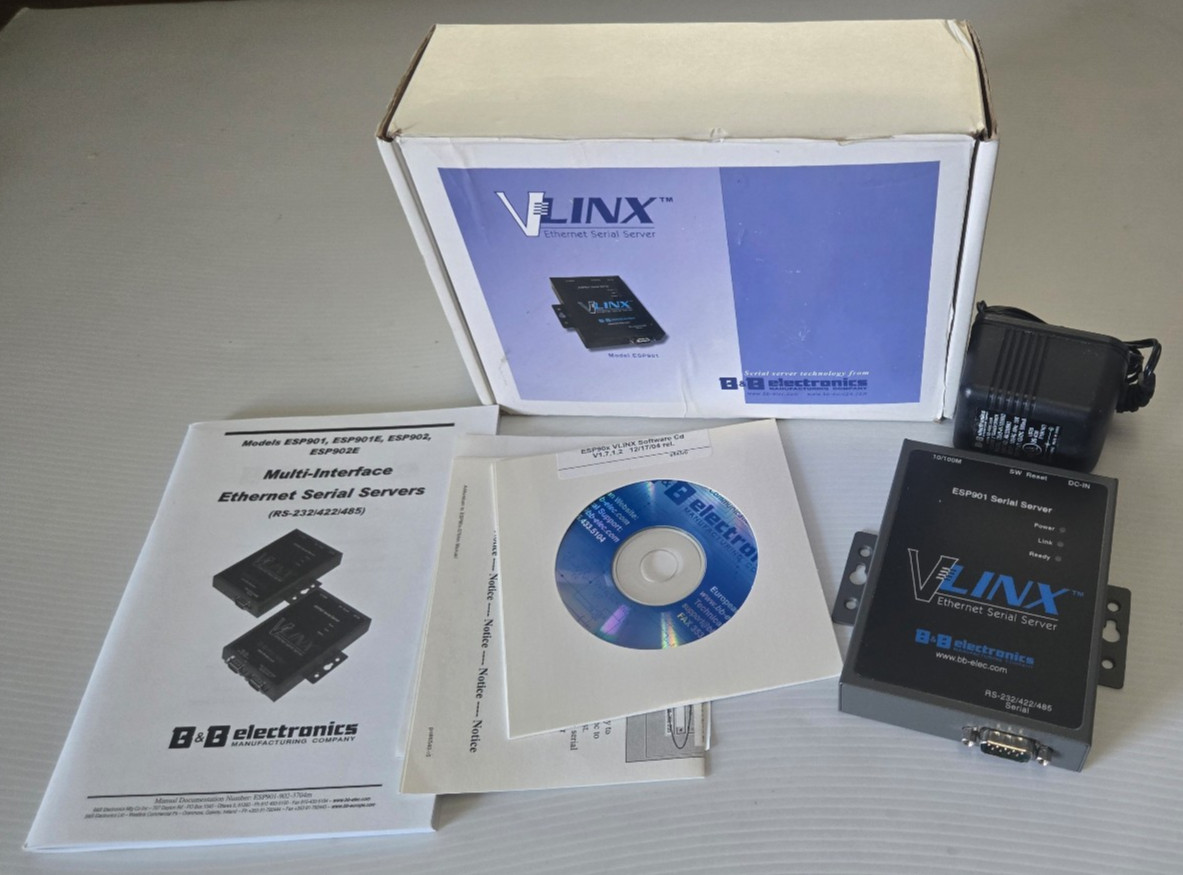 VLINX ESP901 1 Port Ethernet Serial Server