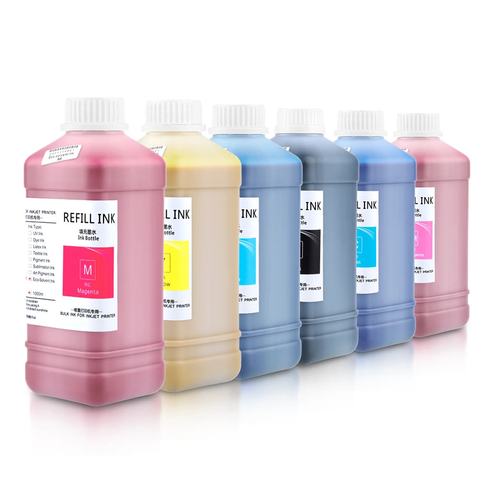 6x1000ML Max 2 Eco-Solvent Ink for Roland BN20 VG2 VS300 VS640I Price Printer