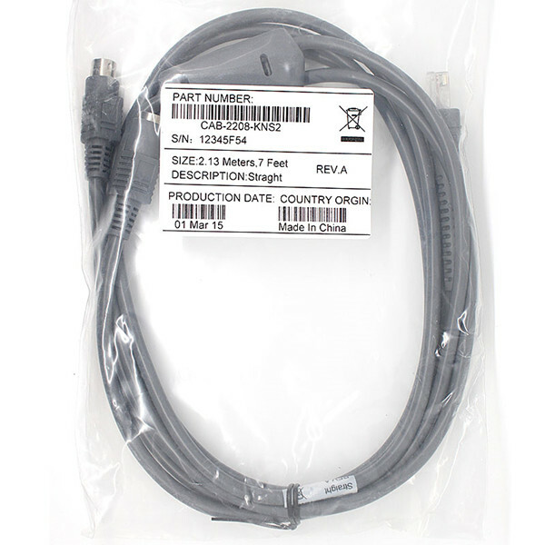 US 6FT PS2 Keyboard Wedge Cable For Motorola Symbol LS2208 LS4208 CBA-K01-S07PAR