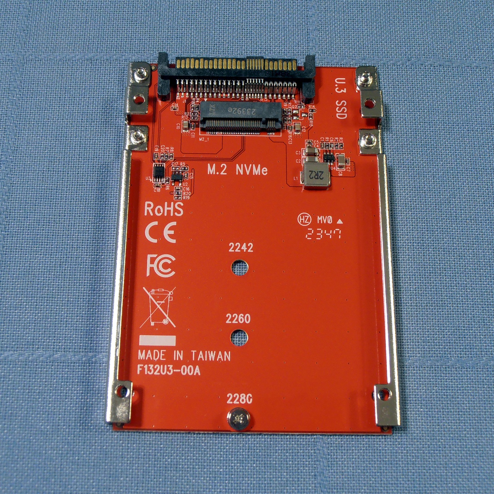 StarTech M.2 to U.3 Adapter For M.2 NVMe SSDs PCIe Drive 1M25-U3-M2-ADAPTER