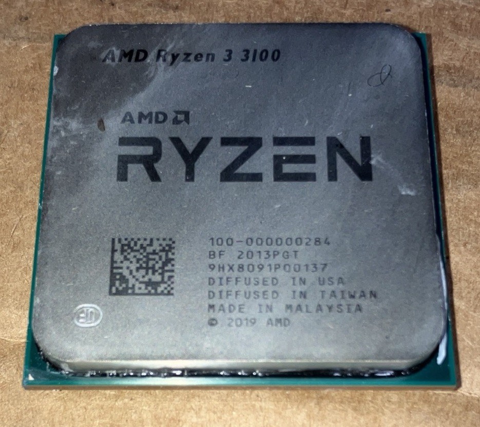 AMD Ryzen 3 3100 4-Core 3.6GHz Socket AM4 CPU Processor 16MB L3 Cache TESTED